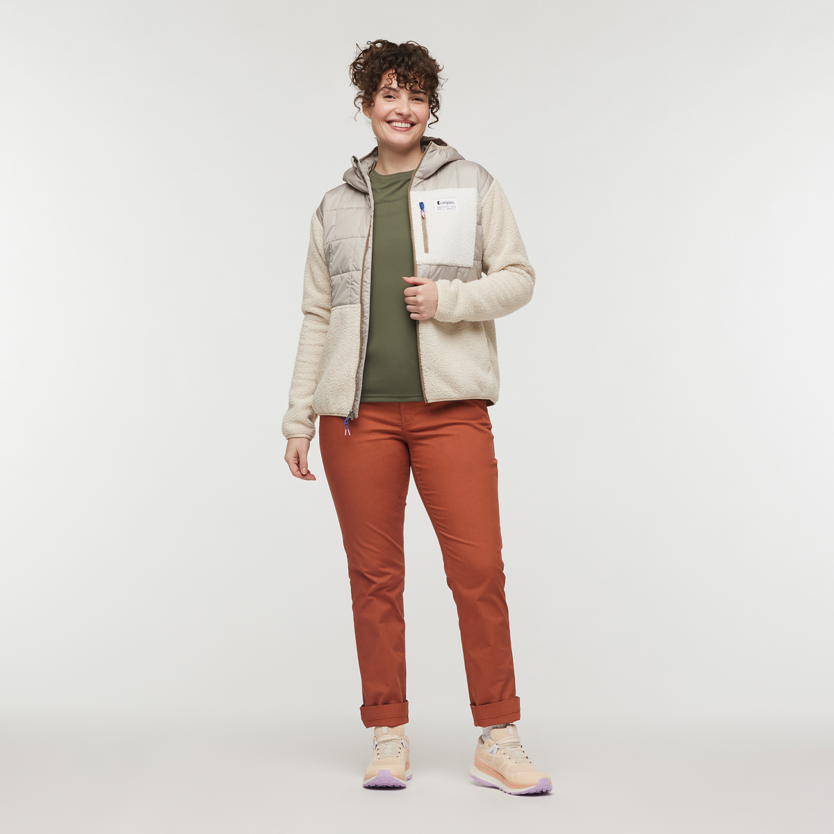 Everyday Fleece Comfort Trico Hybrid Hooded Jacket - Women s