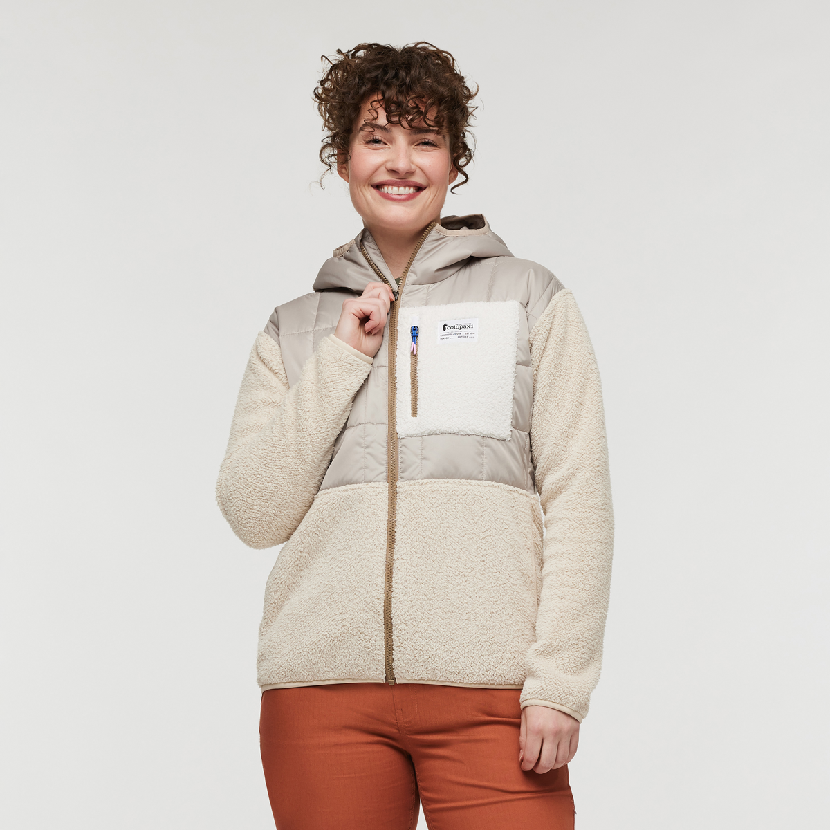 Everyday Fleece Comfort Trico Hybrid Hooded Jacket - Women s