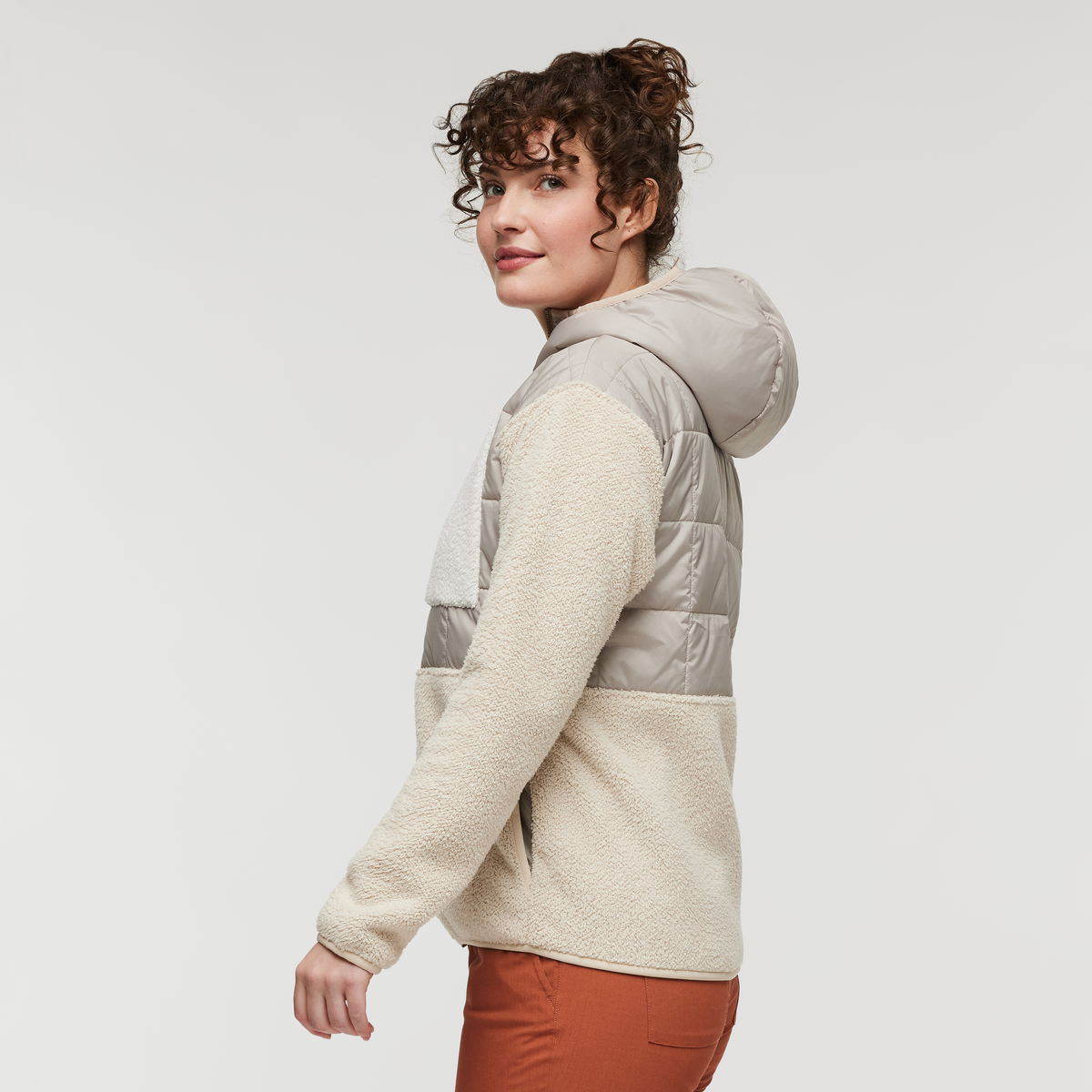 Everyday Fleece Comfort Trico Hybrid Hooded Jacket - Women s