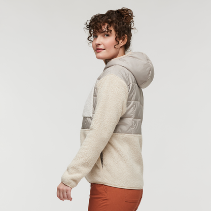 Everyday Fleece Comfort Trico Hybrid Hooded Jacket - Women s