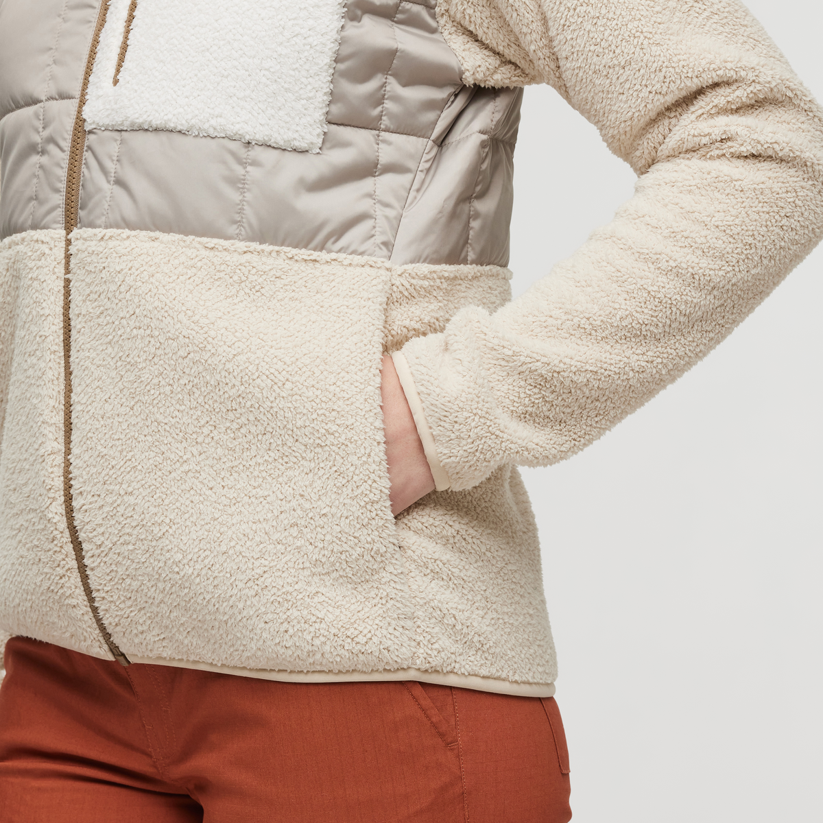 Everyday Fleece Comfort Trico Hybrid Hooded Jacket - Women s