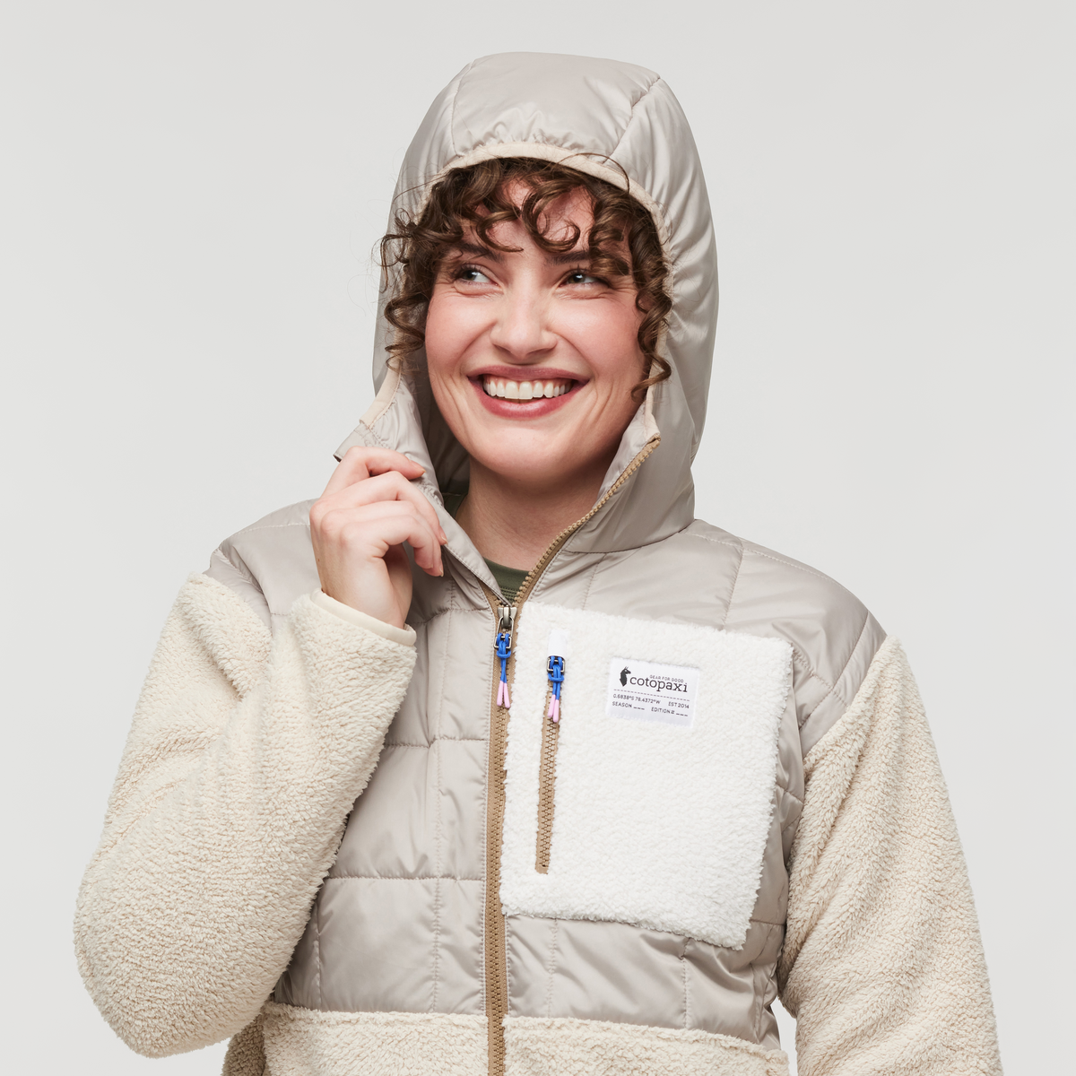 Everyday Fleece Comfort Trico Hybrid Hooded Jacket - Women s
