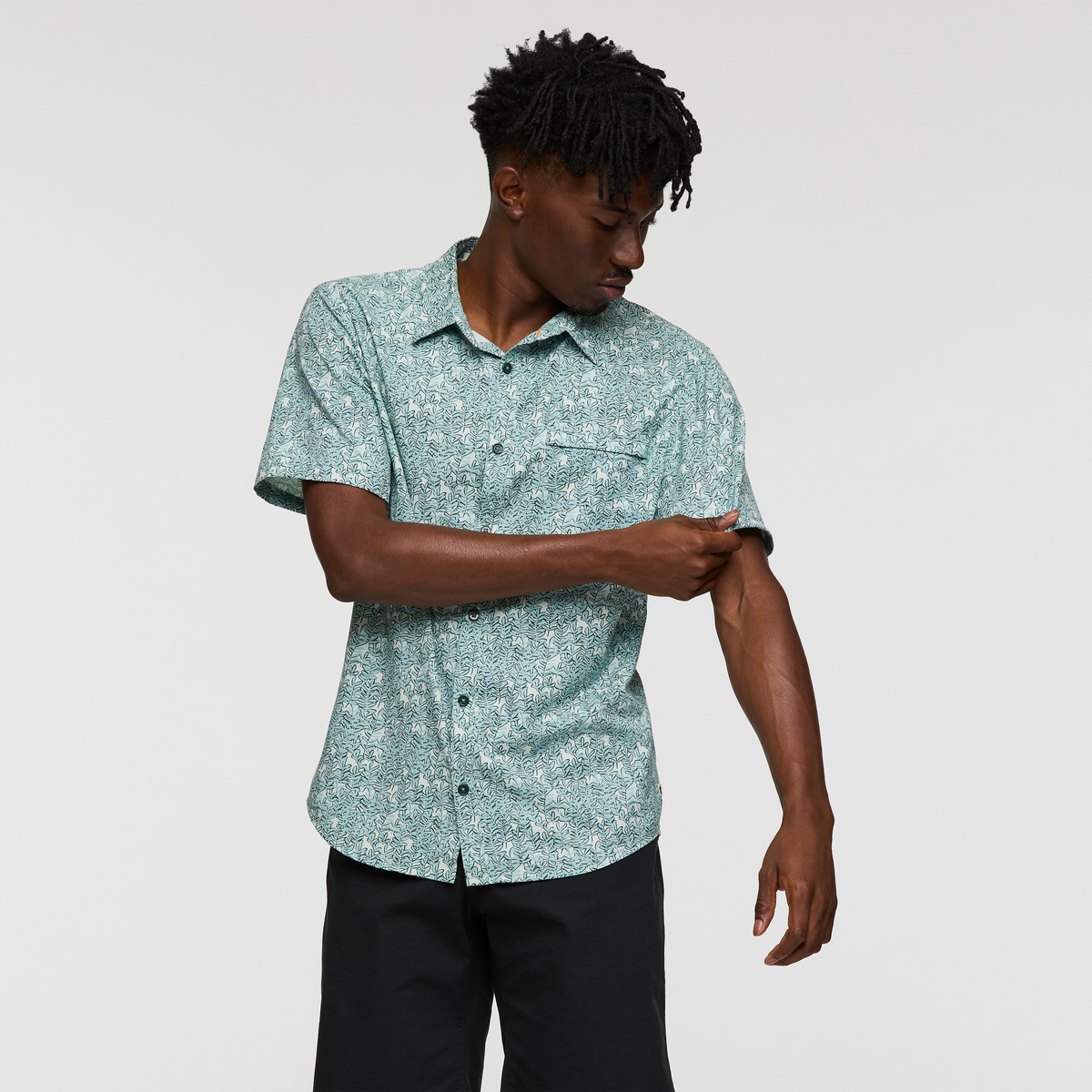Casual Outdoor Style Cambio Button Up - Print - Men s