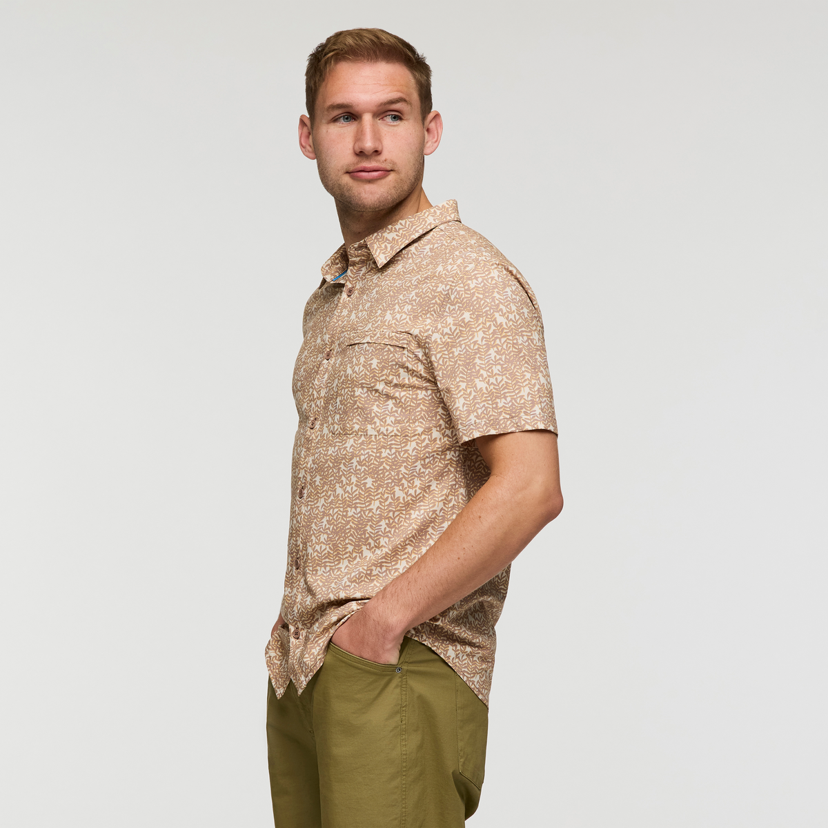 Casual Outdoor Style Cambio Button Up - Print - Men s