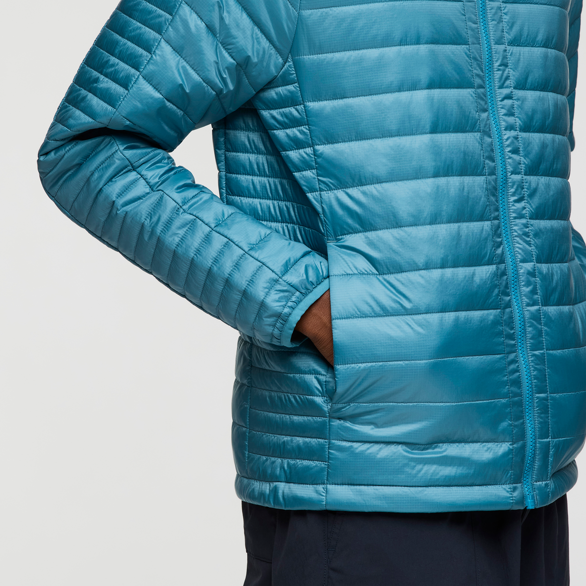 Comfortable Sun Coverage Capa Insulated Hooded Jacket - Men s