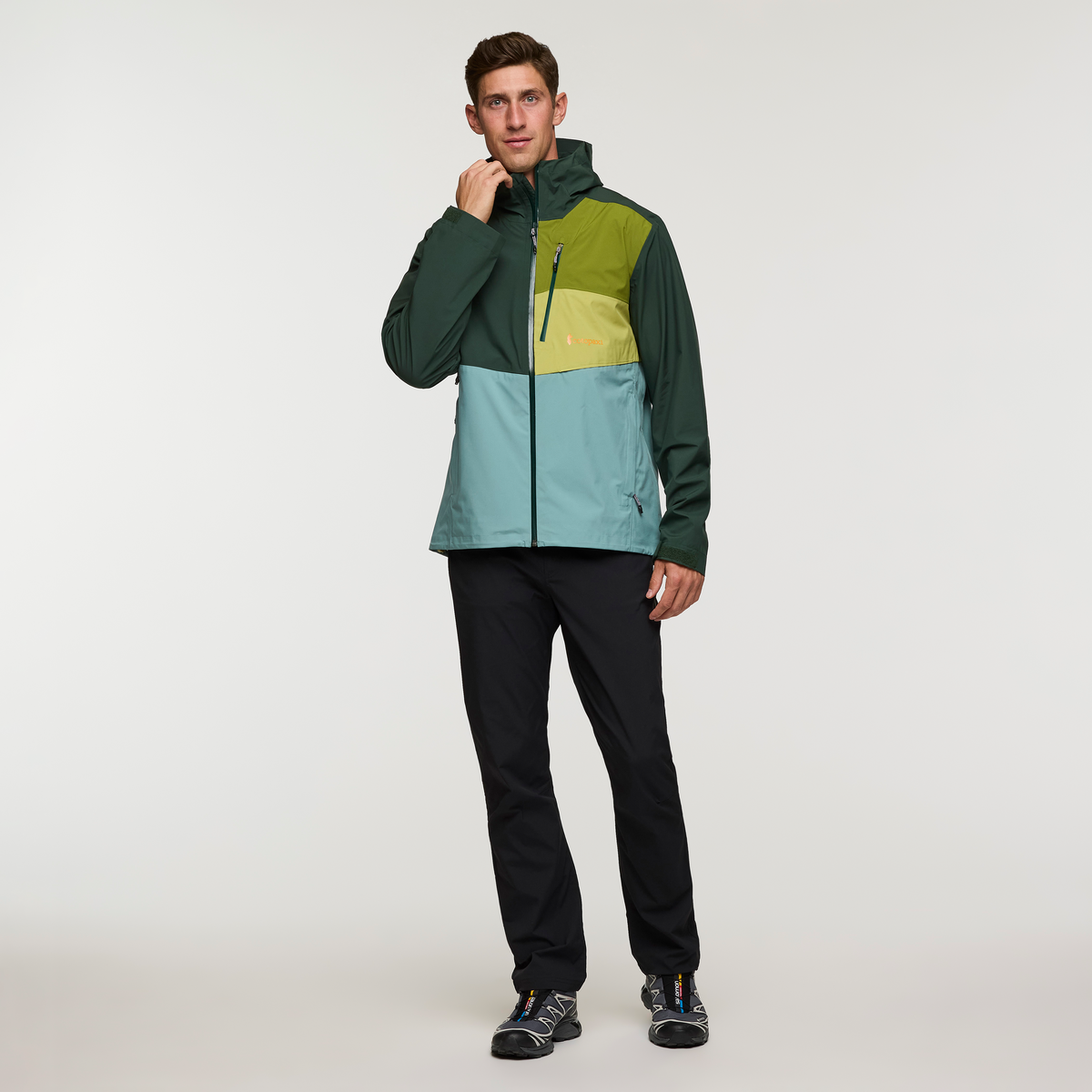 Rainy Day Protection Impermeo 3L Hooded Shell Jacket - Men s