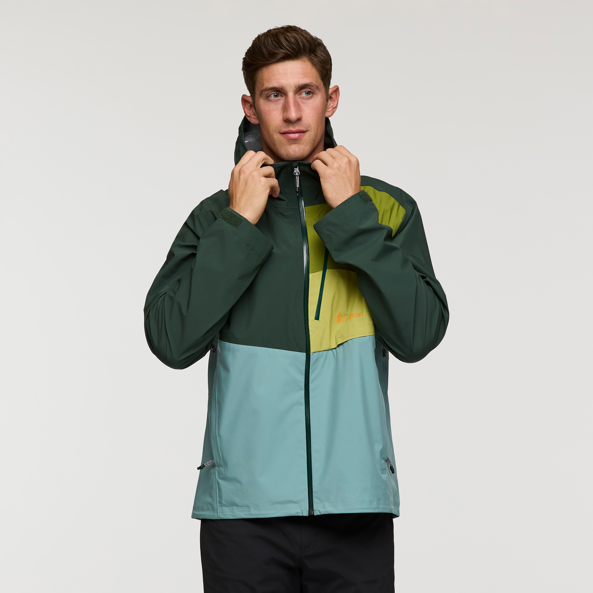Rainy Day Protection Impermeo 3L Hooded Shell Jacket - Men s