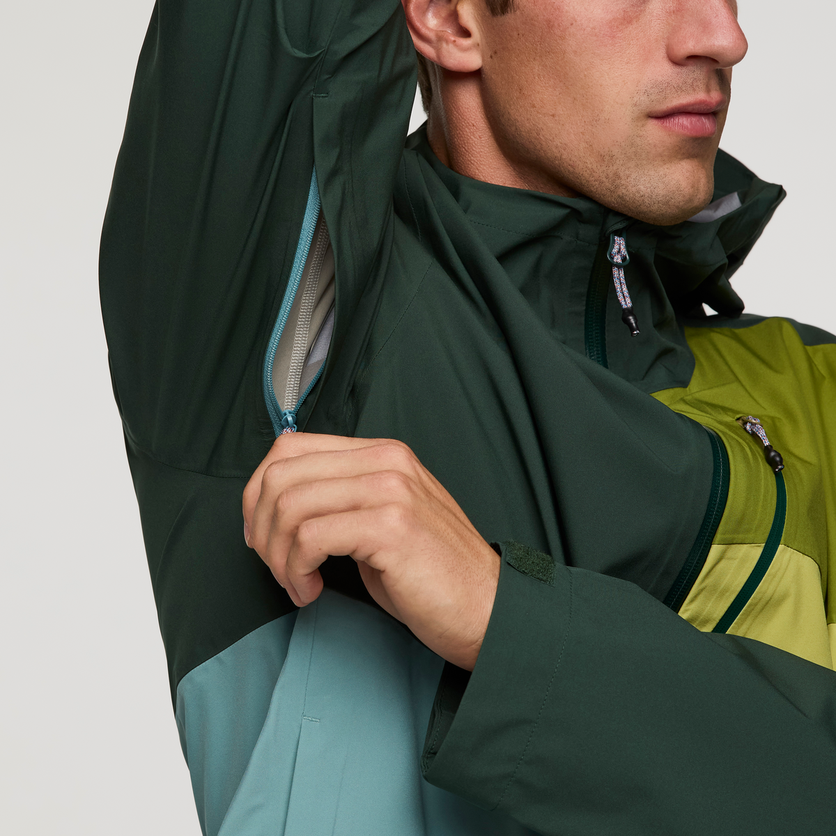 Rainy Day Protection Impermeo 3L Hooded Shell Jacket - Men s