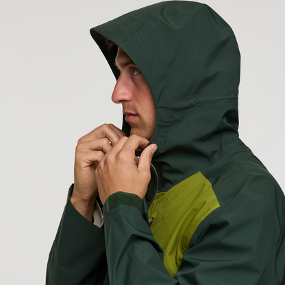 Rainy Day Protection Impermeo 3L Hooded Shell Jacket - Men s