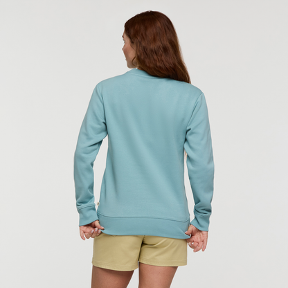Casual Outdoor Style Coto-Patch Crew Sweatshirt - Women s