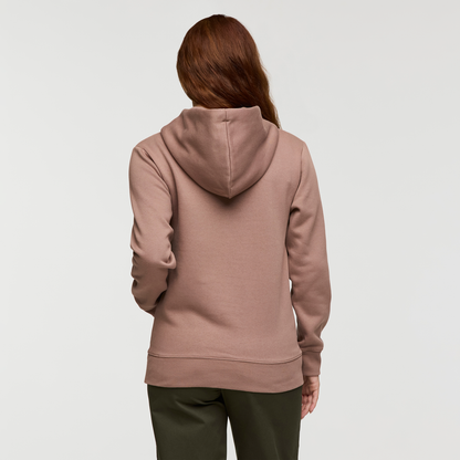 Casual Outdoor Style Llama Patch Pullover Hoodie - Women s