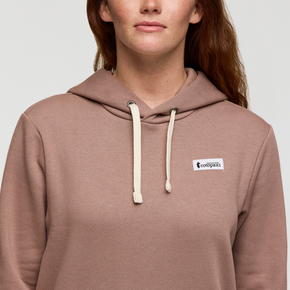 Casual Outdoor Style Llama Patch Pullover Hoodie - Women s