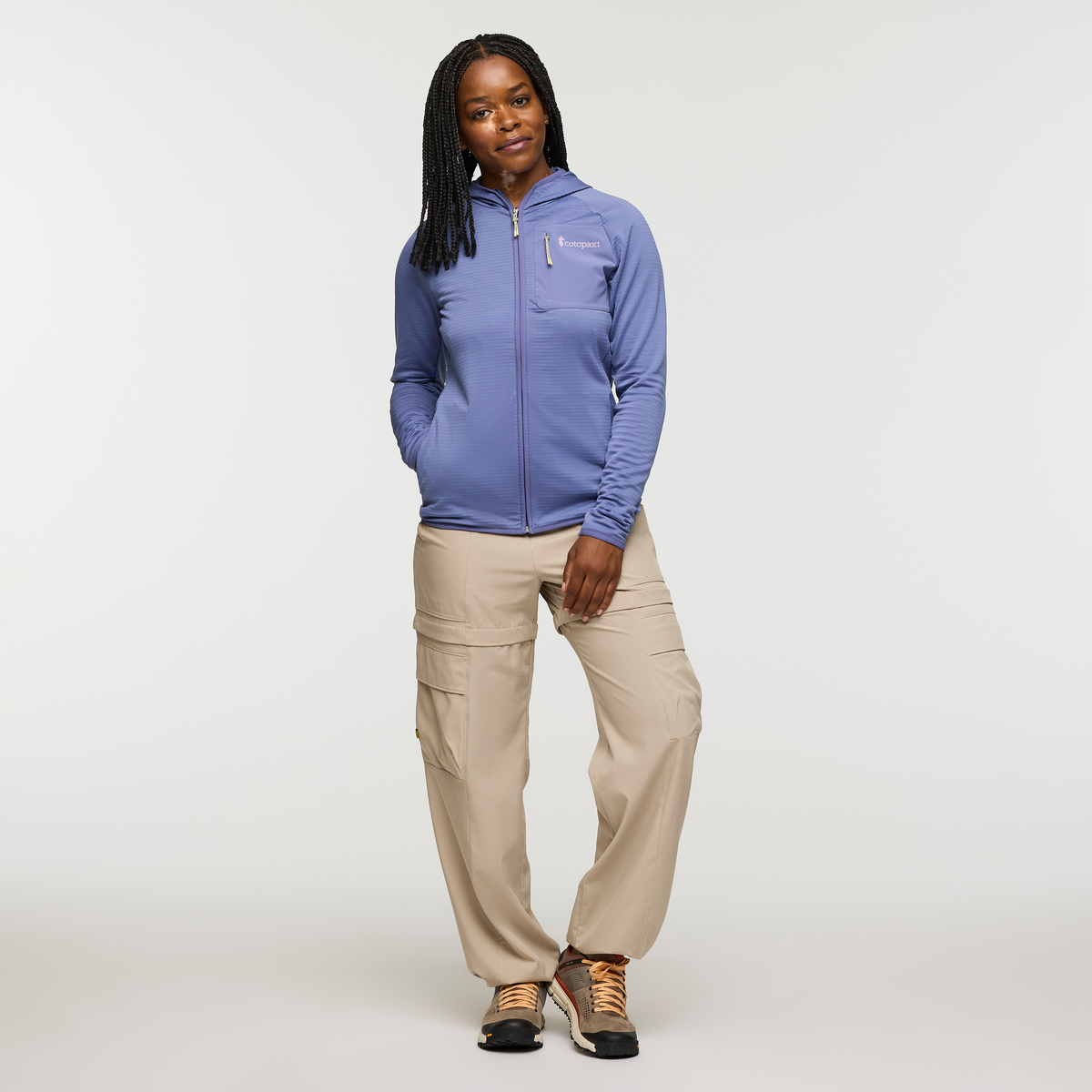 Soft Layering Warmth Otero Fleece Full-Zip Hooded Jacket - Women s