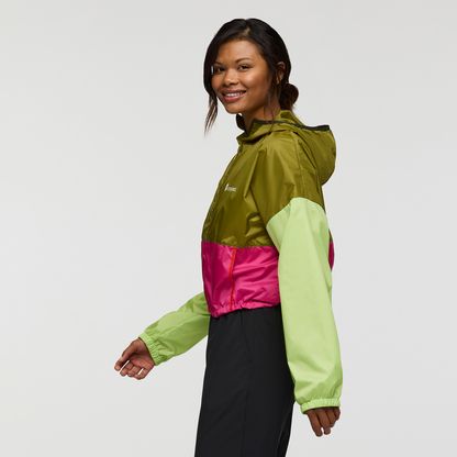 Lightweight Wind Coverage Teca Crop Jacket - Women s
