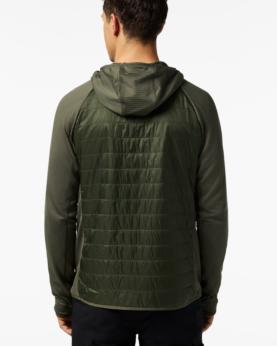 Comfortable Sun Coverage Capa Hybrid Insulated Hooded Jacket - Men s
