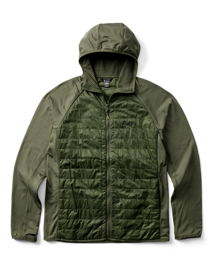 Comfortable Sun Coverage Capa Hybrid Insulated Hooded Jacket - Men s