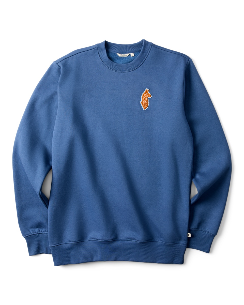 Casual Outdoor Style Lava Llama Crew Sweatshirt - Men s