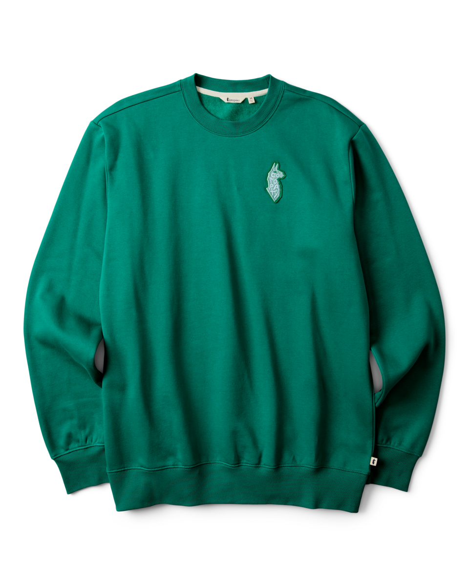 Casual Outdoor Style Lava Llama Crew Sweatshirt - Men s
