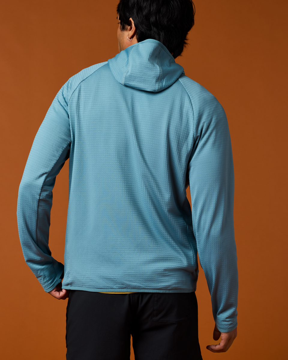 Soft Layering Warmth Otero Fleece Full-Zip Hooded Jacket - Men s