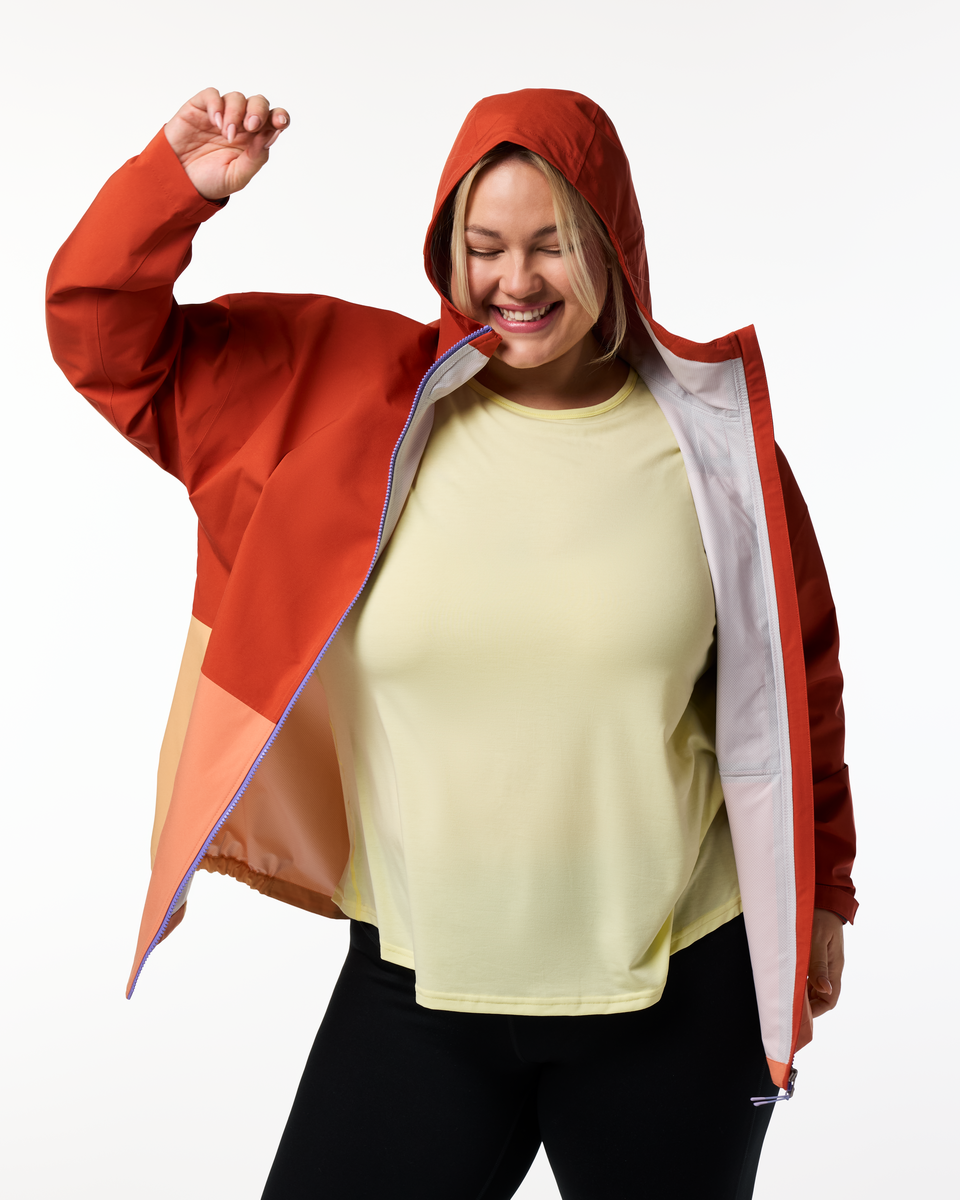 Comfortable Sun Coverage Cielo Rain Jacket - Women s