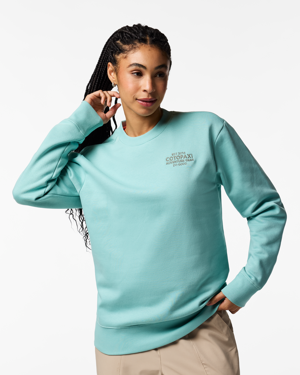 Casual Outdoor Style Adventure Gear Crew Sweatshirt - Women s