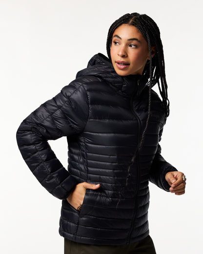 Adventure Travel Fuego Down Hooded Jacket - Women s