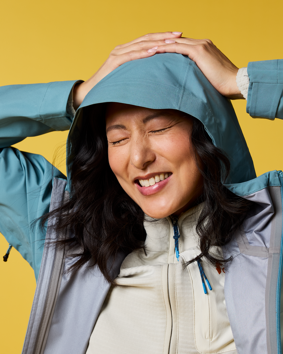 Rainy Day Protection Impermeo 3L Hooded Shell Jacket - Women s