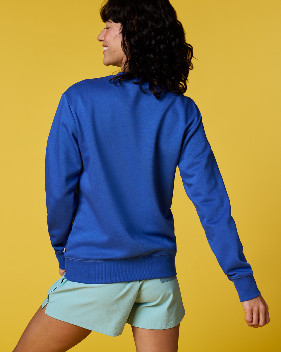Casual Outdoor Style Lava Llama Crew Sweatshirt - Women s