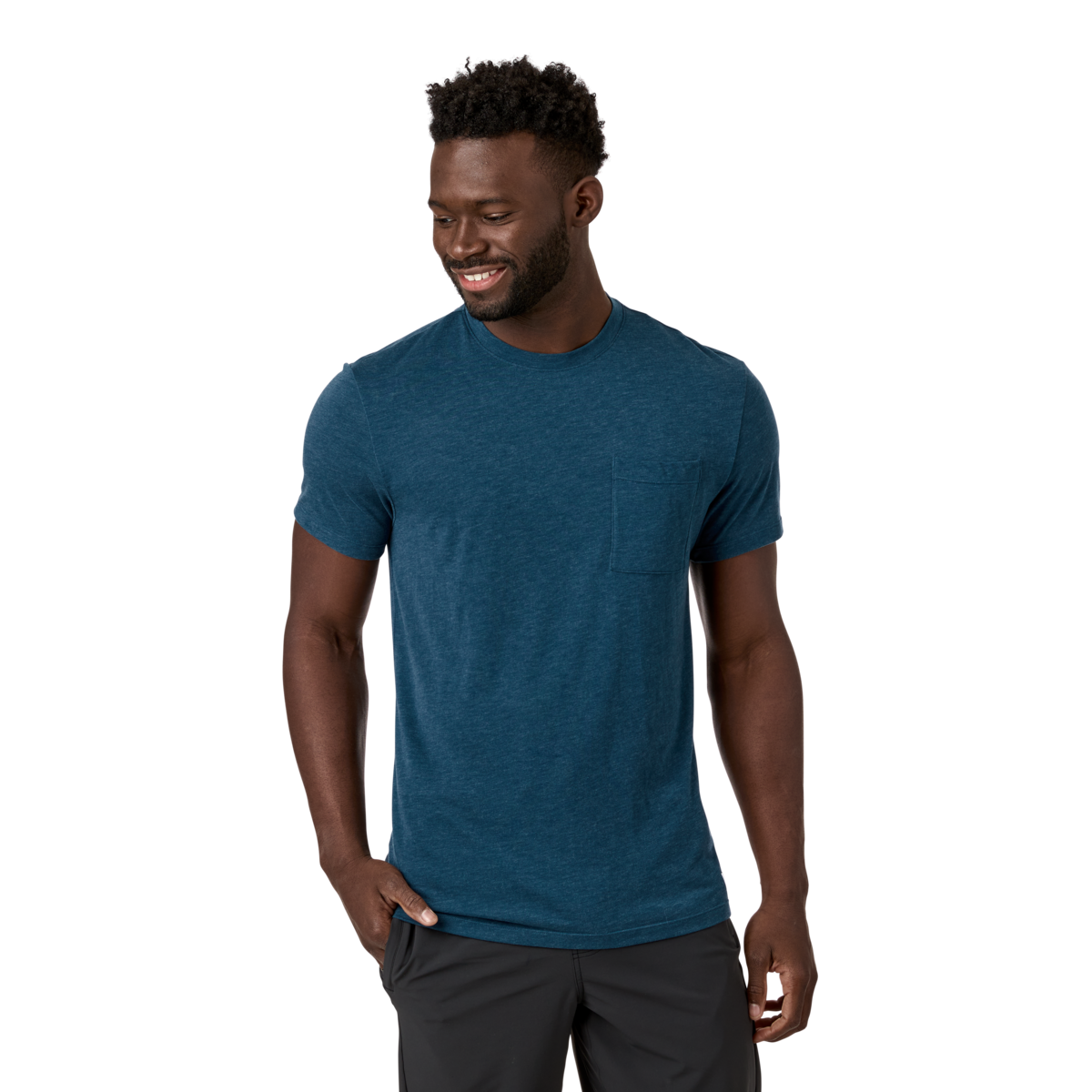 Soft Layering Warmth Paseo Travel Pocket T-Shirt - Men s