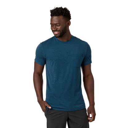 Soft Layering Warmth Paseo Travel Pocket T-Shirt - Men s