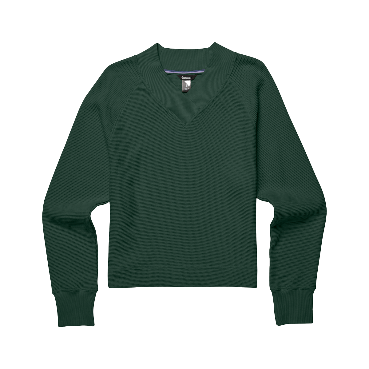 Everyday Layering Comfort Atajo Long-Sleeve Waffle V-Neck - Women s