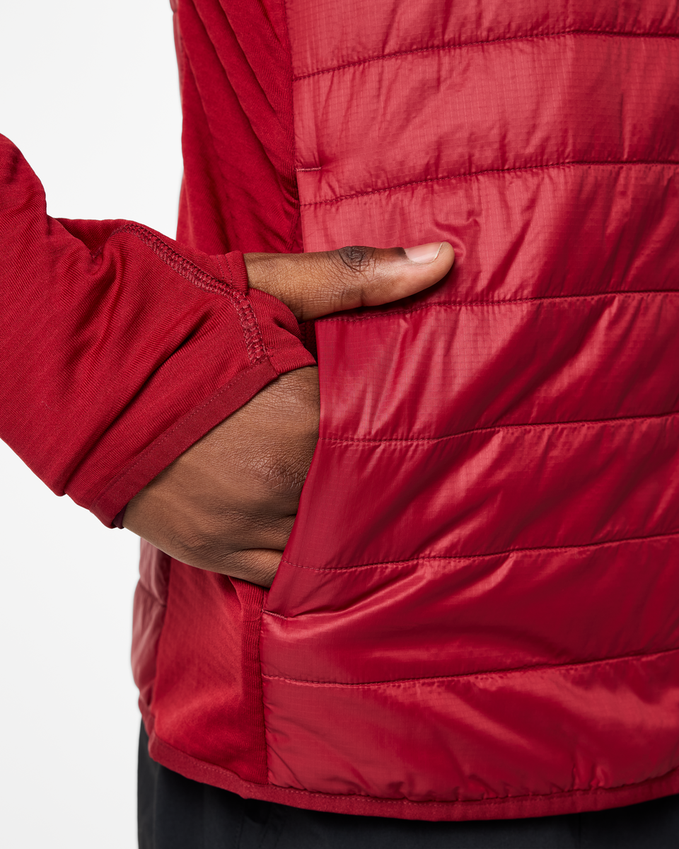 Trail Ready Layer Acodo Hybrid Hooded Jacket - Men s