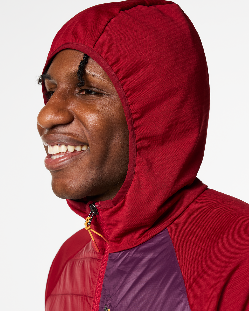 Trail Ready Layer Acodo Hybrid Hooded Jacket - Men s