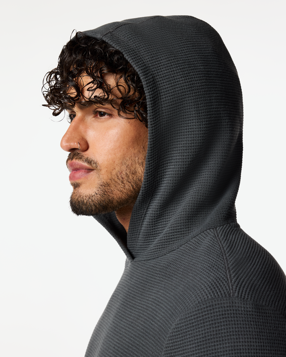Soft Adventure Layer Atajo Long-Sleeve Waffle Hoodie - Men s