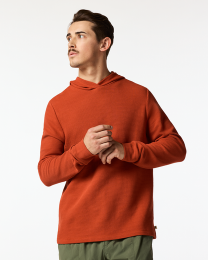 Soft Adventure Layer Atajo Long-Sleeve Waffle Hoodie - Men s