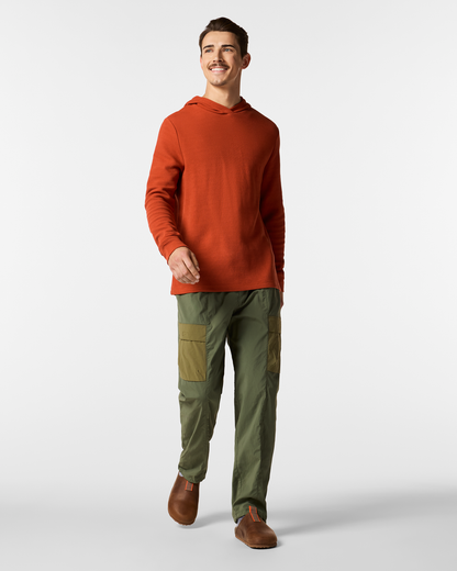 Soft Adventure Layer Atajo Long-Sleeve Waffle Hoodie - Men s