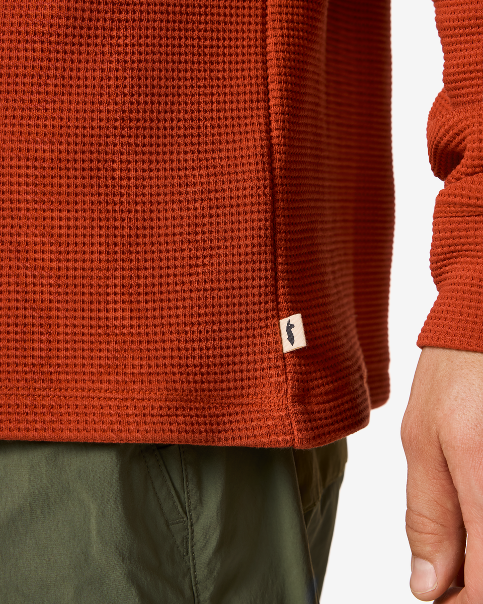 Soft Adventure Layer Atajo Long-Sleeve Waffle Hoodie - Men s