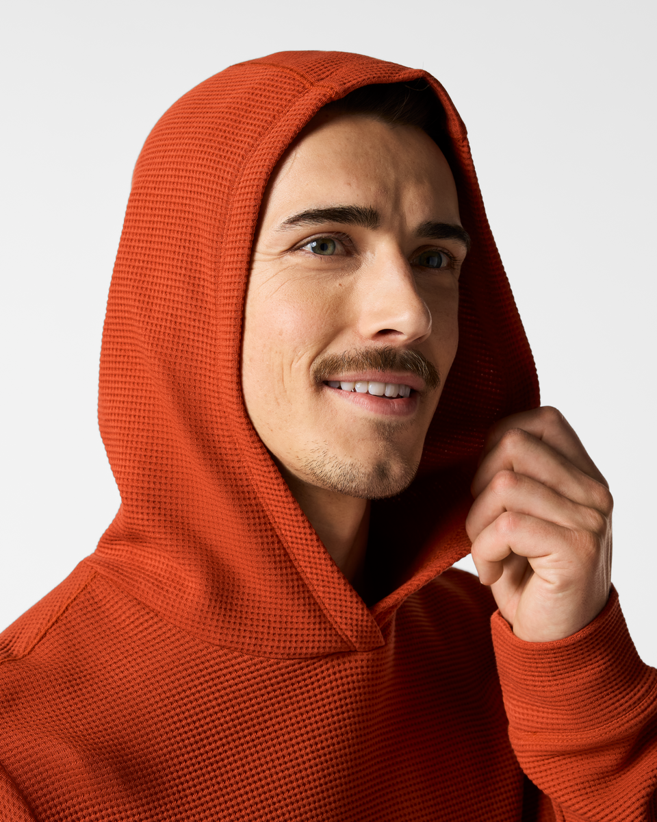 Soft Adventure Layer Atajo Long-Sleeve Waffle Hoodie - Men s