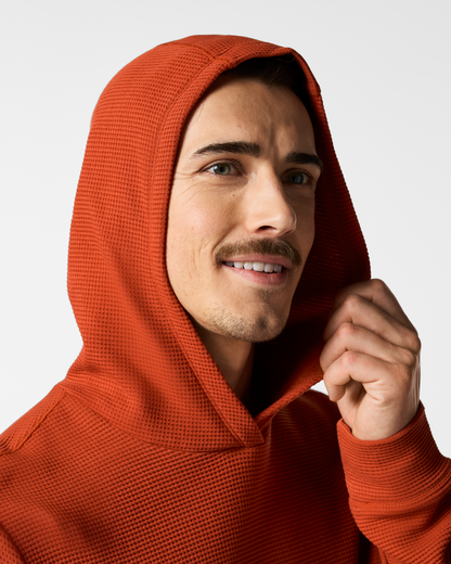 Soft Adventure Layer Atajo Long-Sleeve Waffle Hoodie - Men s