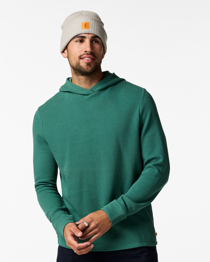 Soft Adventure Layer Atajo Long-Sleeve Waffle Hoodie - Men s