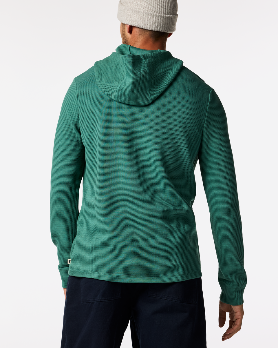 Soft Adventure Layer Atajo Long-Sleeve Waffle Hoodie - Men s
