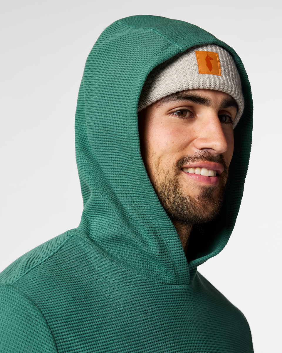 Soft Adventure Layer Atajo Long-Sleeve Waffle Hoodie - Men s