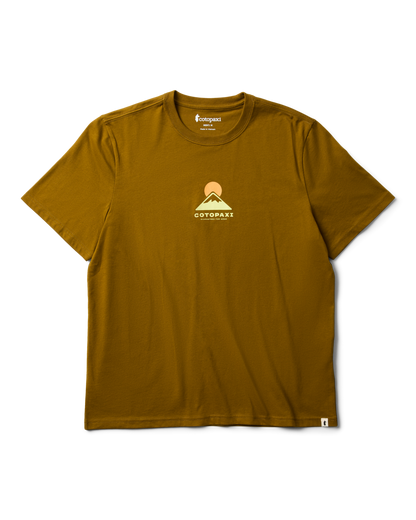 Casual Adventure Style Cotopaxi Mountain T-Shirt - Men s