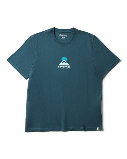Casual Adventure Style Cotopaxi Mountain T-Shirt - Men s