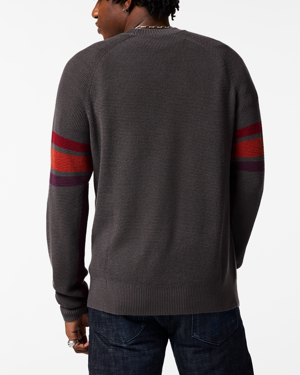 Casual Outdoor Style Libre Waffle Crew Sweater - Men s
