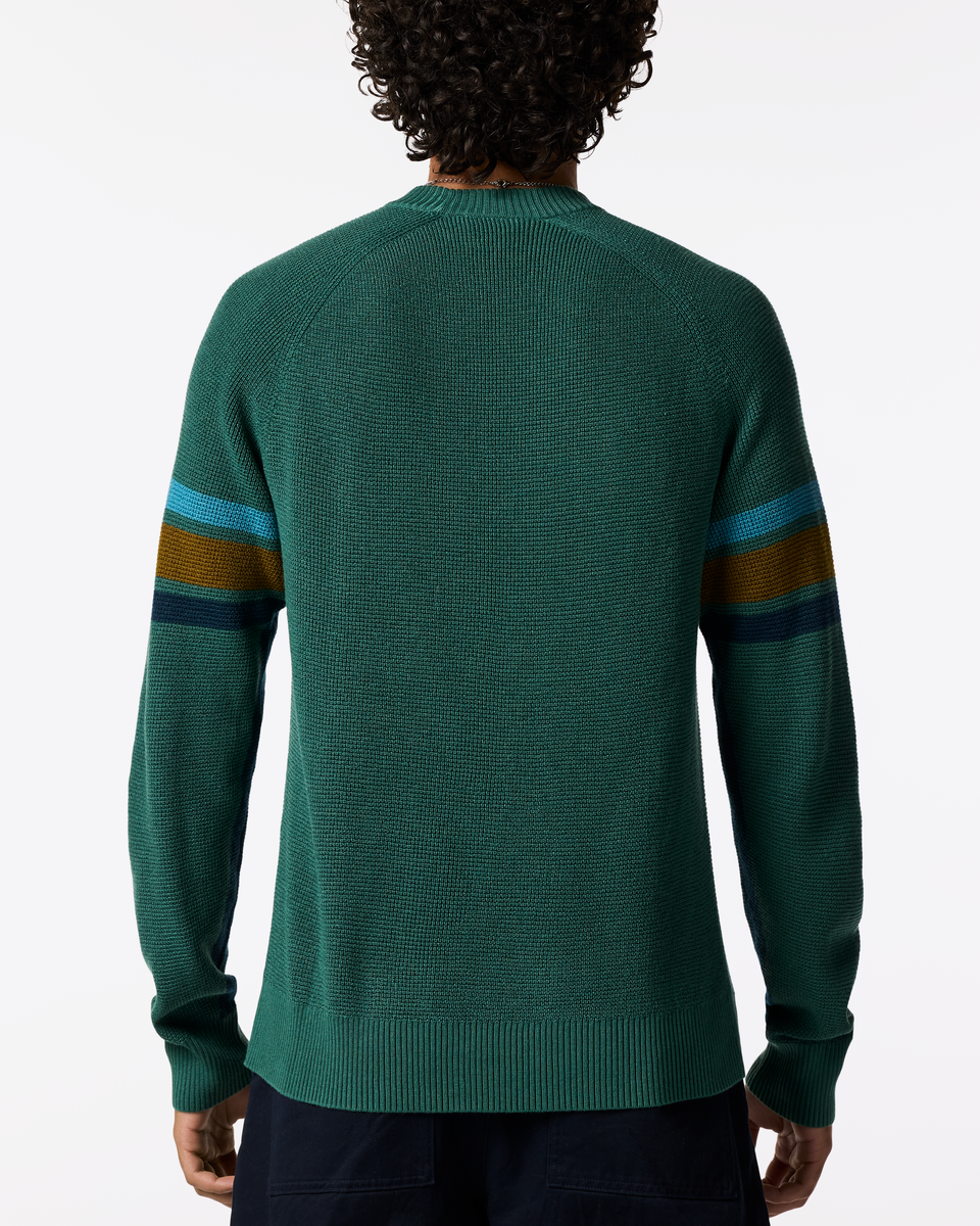 Casual Outdoor Style Libre Waffle Crew Sweater - Men s