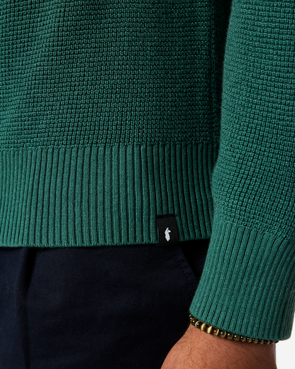 Casual Outdoor Style Libre Waffle Crew Sweater - Men s