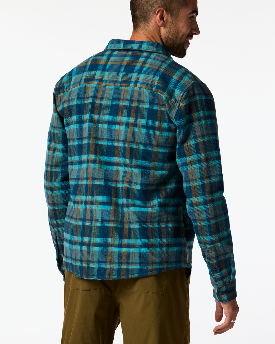 Versatile Outdoor Use Mero Organic Flannel Shirt - Men s