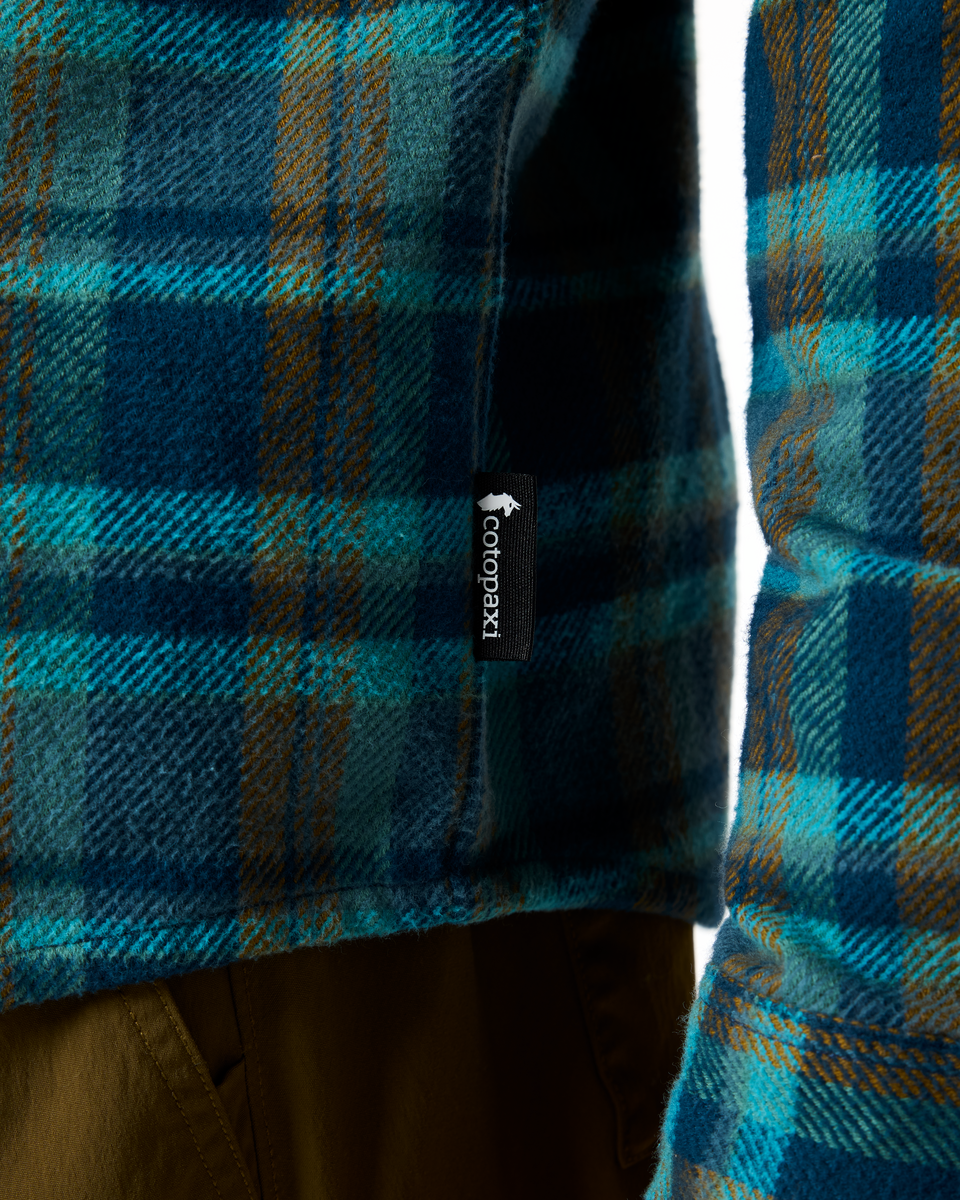Versatile Outdoor Use Mero Organic Flannel Shirt - Men s