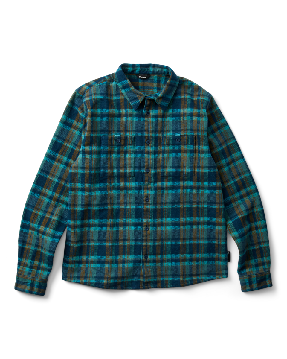 Versatile Outdoor Use Mero Organic Flannel Shirt - Men s